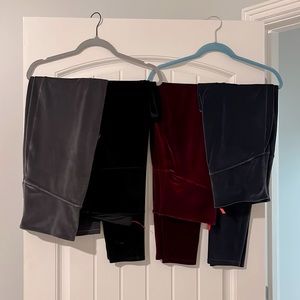 Spanx velvet leggings